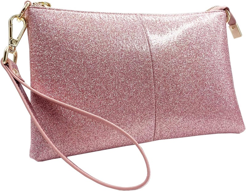 Beurlike Leather Wristlet Wallet Clutch Purses For Women Small Crossbody Phone Bags - Image 1